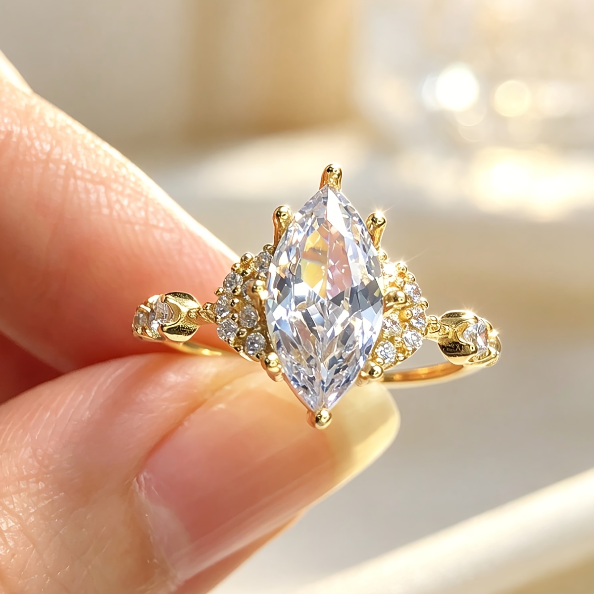 Women's S925 Sterling Silver Simple Design Elegant Ring, Gift